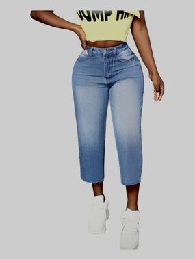 ✨ New slaydiva wonen’s mom Jeans 👖 💙 medium Wash gradiente Denim l casual style🤩